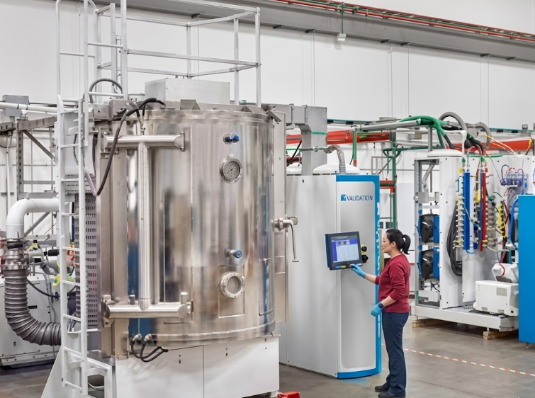 PVD coating chamber